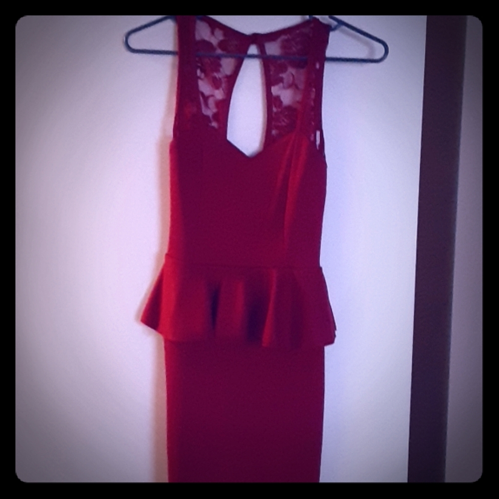 Ferious red dress
